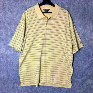 Brooks Brothers Country Club ProSport Striped Polo - XXL
